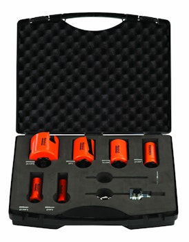 MANDREX MXqs Hole Saw Kit - Electrician - Multi-purpose SuperXcut