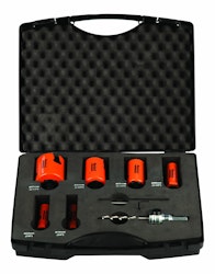 MANDREX MXqs Hole Saw Kit - Plumber - Multi-purpose SuperXcut