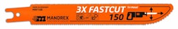 MANDREX 3X-FASTCUT Reciprocating Blade - 150 (2st/förp)