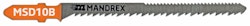 MANDREX DUOCUT Jigsaw Blade (2st/förp)