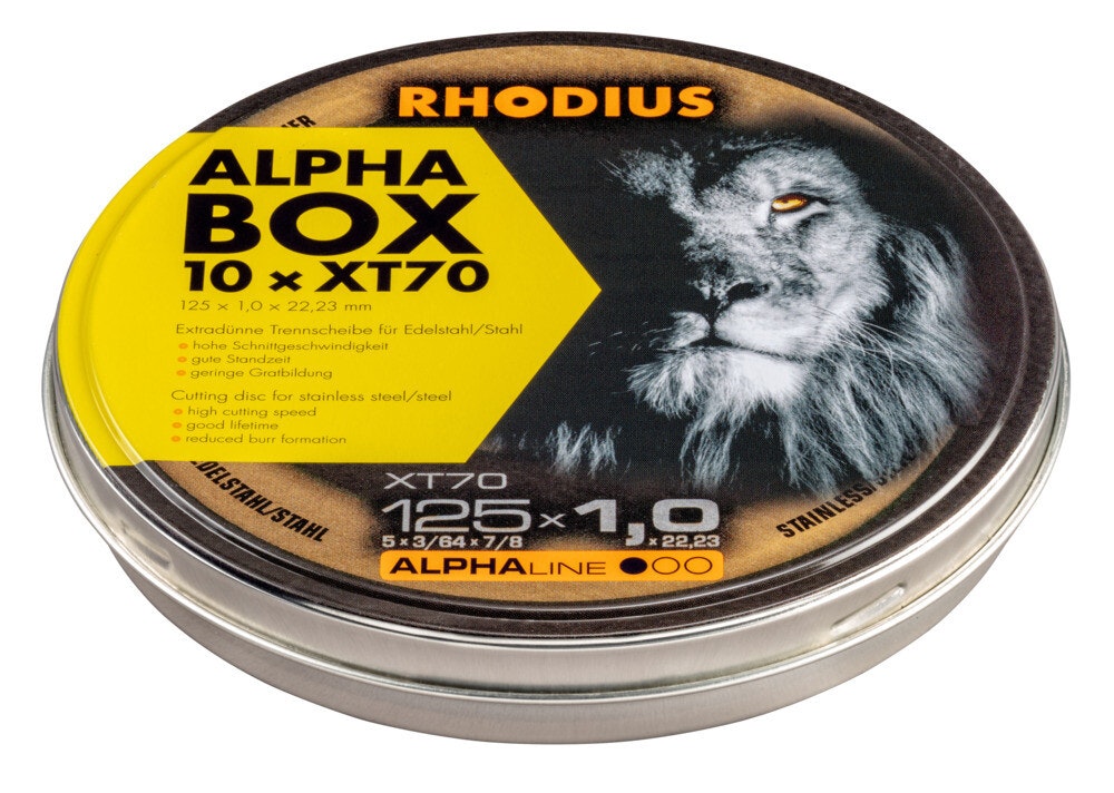 RHODIUS XT70 125x1,5x22,23 (10 pack
