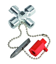 KNIPEX Apparatskåpsnyckel 44mm
