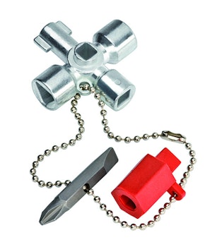 KNIPEX Apparatskåpsnyckel 44mm