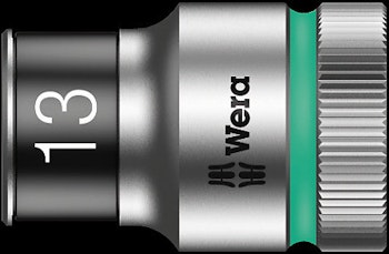 WERA 8790 HMC HF 10,0 Zyklop socket with 1/2" drive, holding function 10.0x37.0