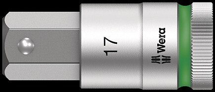 WERA 8740 C HF Hex-Plus SW 5,0 x 140 mm Socket with holding function 1/2 5.0x140,0