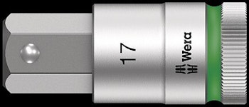 WERA 8740 C HF Hex-Plus SW 5,0 x 140 mm Socket with holding function 1/2 5.0x140,0
