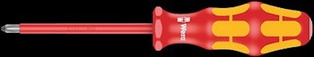 WERA 162i PH 1 x 80 mm VDE Insulated screwdriver for Phillips screws PH 1x80
