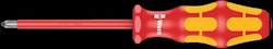 WERA 165i PZ 1 x 80 mm VDE Insulated screwdriver for Pozidriv screws PZ 1x80