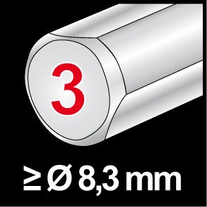 RUKO ULTIMATECUT RUnaTEC 6,3mm  (M3)