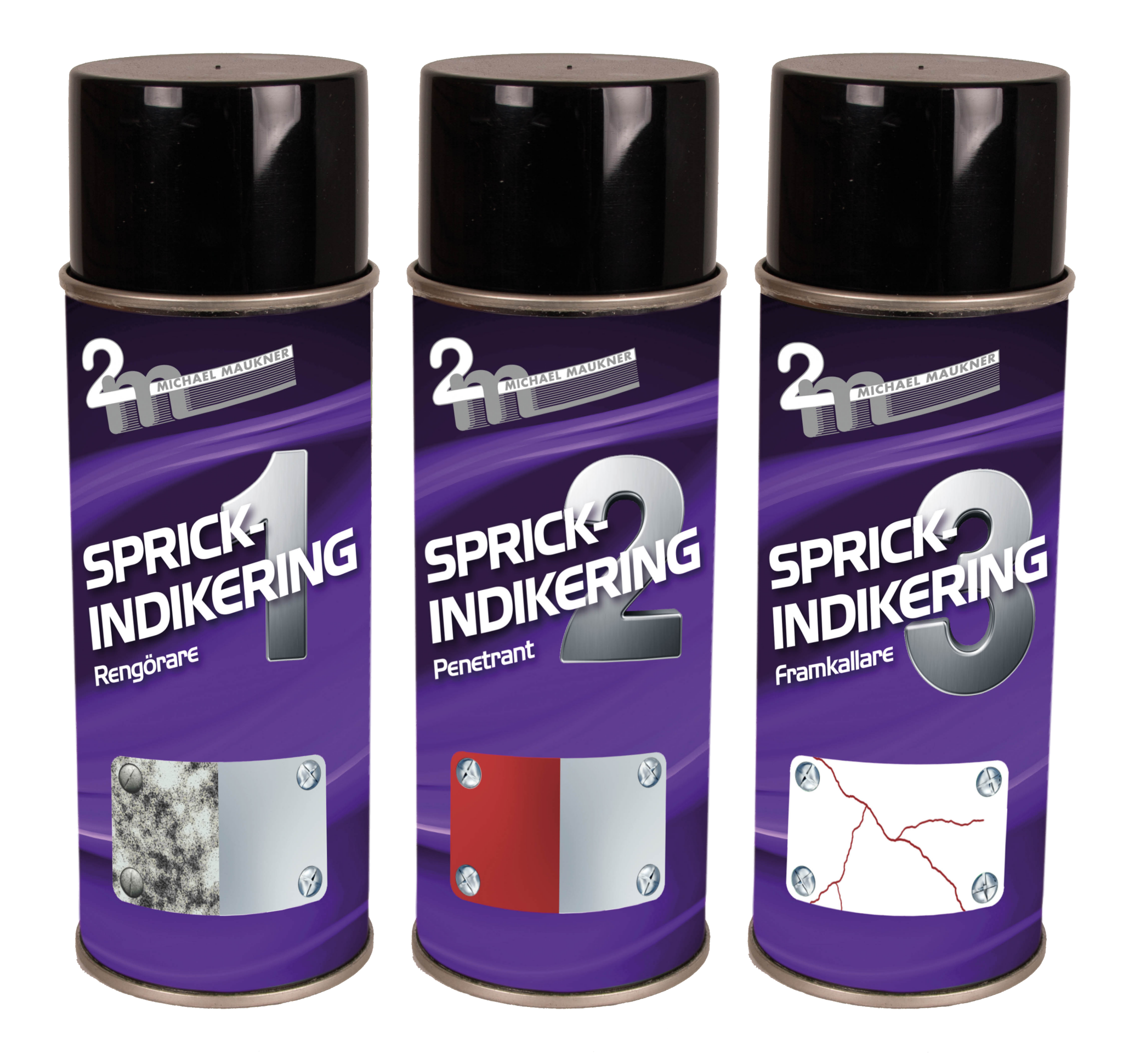 2M Sprickindikering N.o1 Rengörare