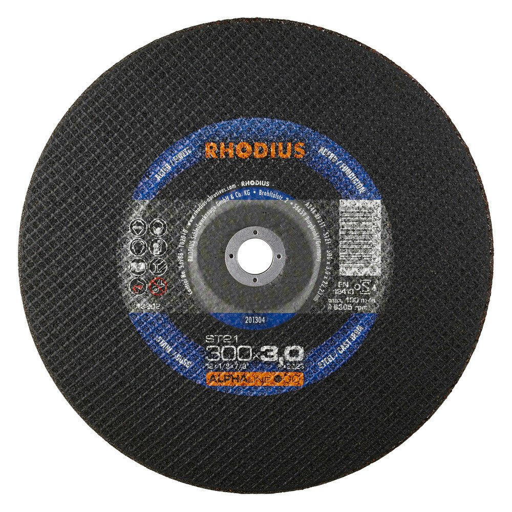RHODIUS ST21 Kapskiva 300x3,0x22,23 (10 förp)