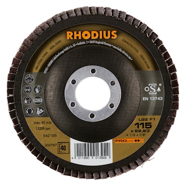 RHODIUS LGZF1 115x22,23 K40 (10 förp)