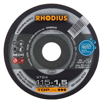 RHODIUS XT24 Kap 115x1,5 Alu (50/förp)