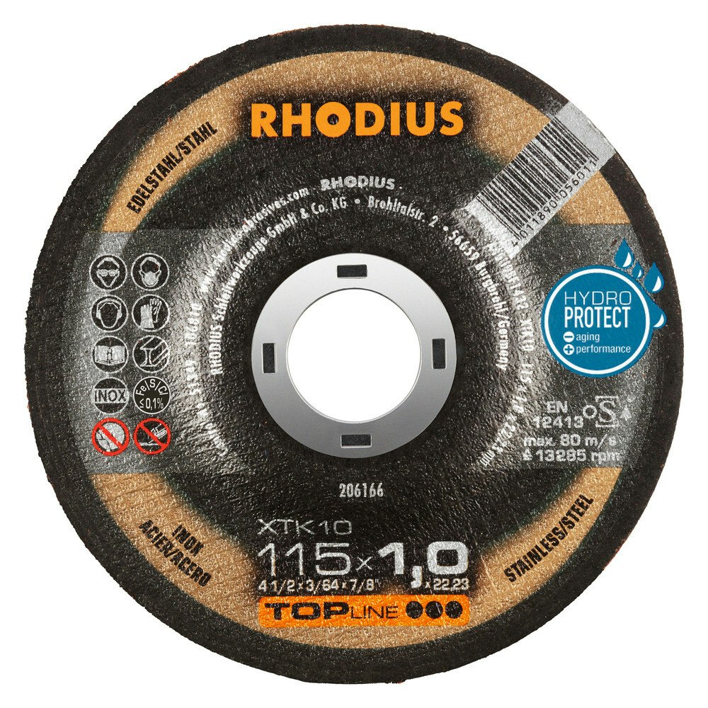 RHODIUS XKT10 Kapskiva 115x1,0x22,23 (50 förp)