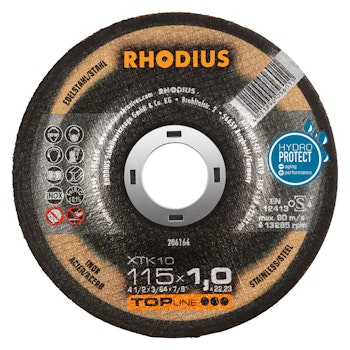 RHODIUS XKT10 Kapskiva 115x1,0x22,23 (50 förp)