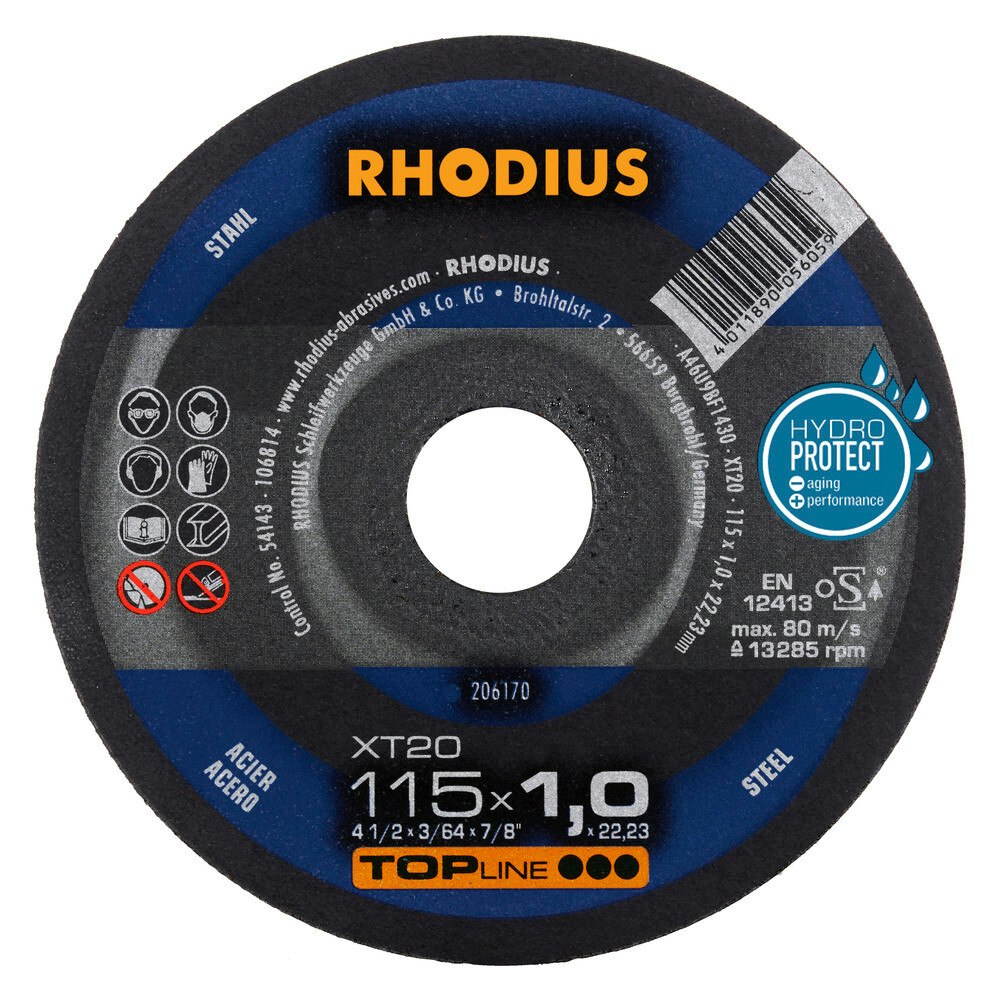 RHODIUS XT20 Kapskiva 115x1,0 x22,23 (50 förp)