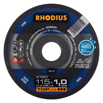 RHODIUS XT20 Kapskiva 115x1,0 x22,23 (50 förp)