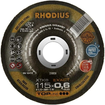 RHODIUS XTK6 Exact 115x0,6x22,23 (50 stk förp)