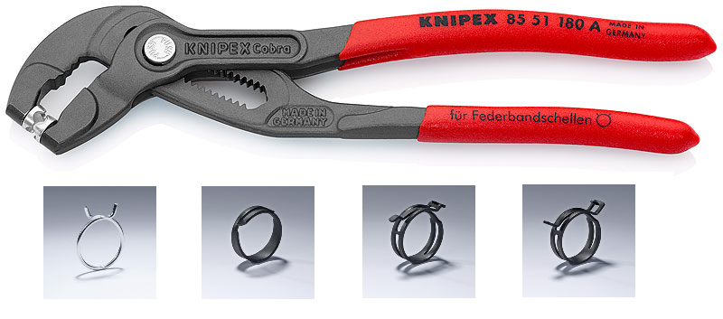 KNIPEX Fjäderklämmetång 180mm