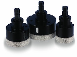 MANDREX MXqs - Diamond Vacuumbrazed Hole Saw DryXcut - Incl. Cooling Wax