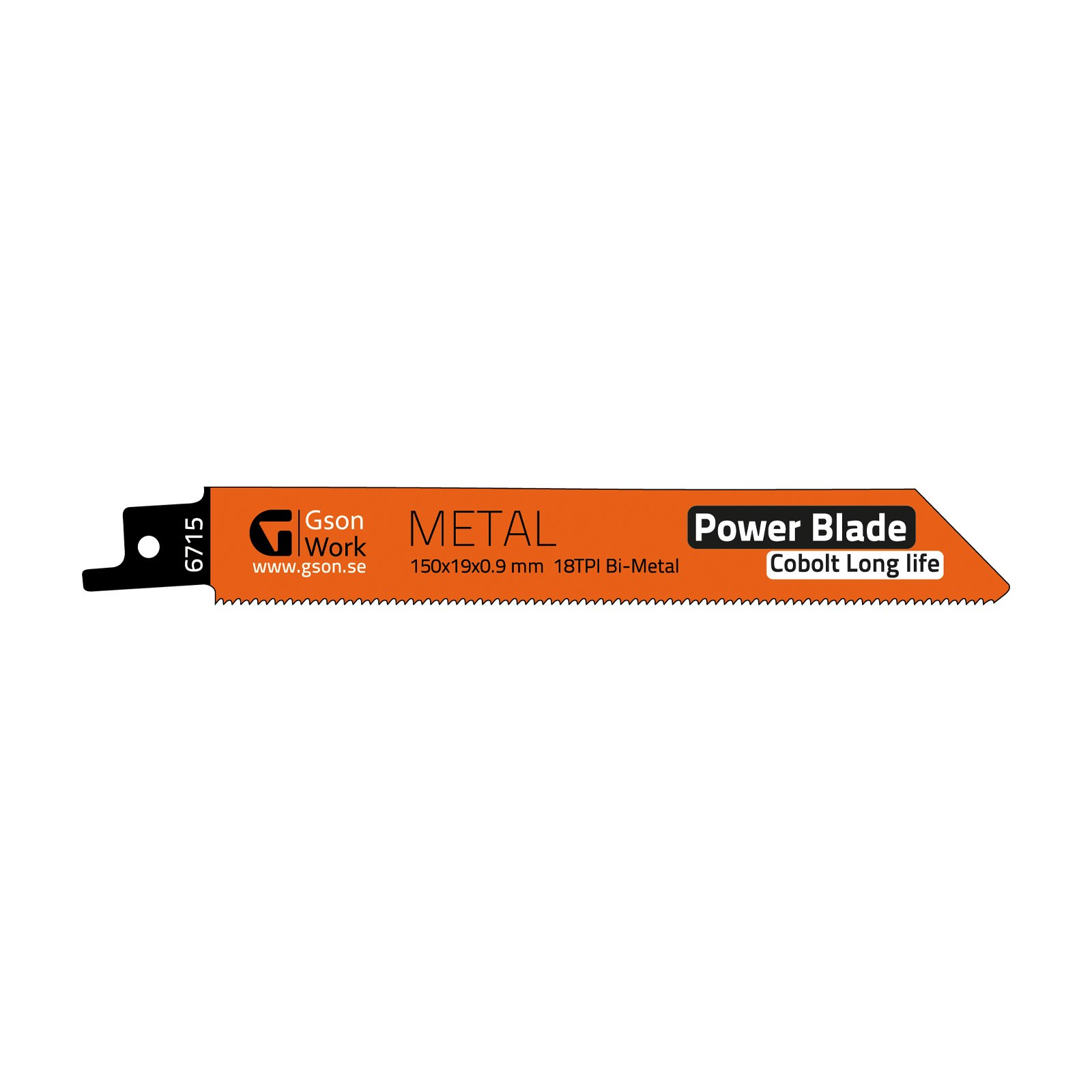 Tigerblade Metal 18, 10 st