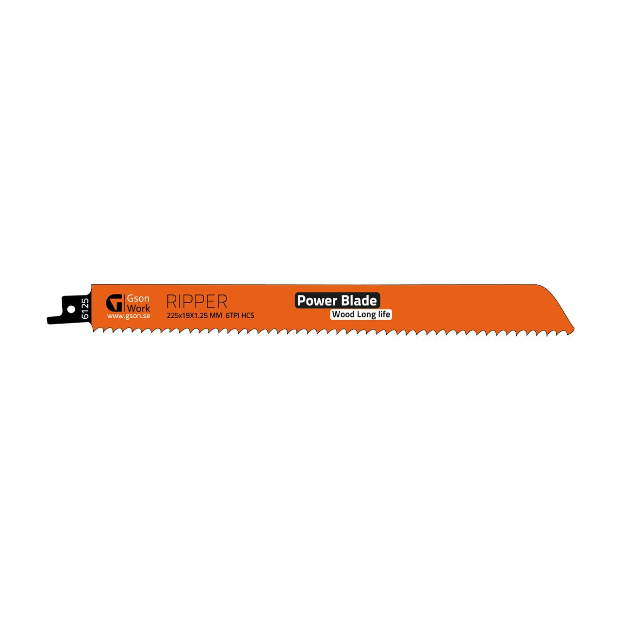 Tigerblade Ripper Wood 225 x 19 x 1,25 mm , 6 TPI 5 pcs