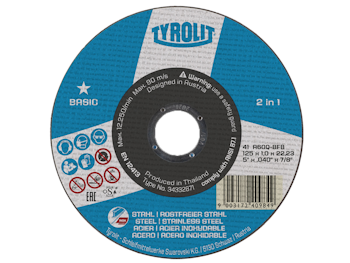 Tyrolit Kapskiva Basic 2in1 25st/fp