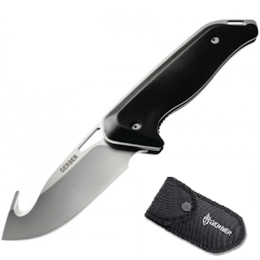 Fällbar Jaktkniv med buk öppnare Gerber Drop Point Folder
