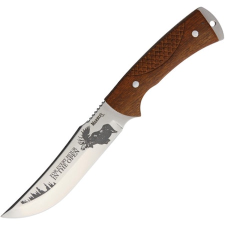 Kniv med jaktmotiv gåva till jägaren.
