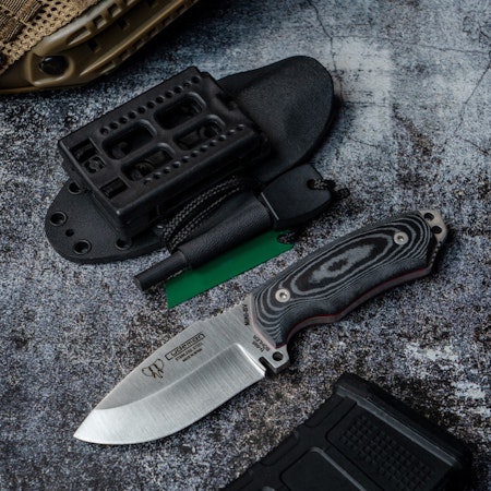 Jaktkniv cudeman Mini Barret Green