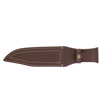 Stor bowiekniv från Cudeman Modell JBK-I med benhandtag och sylvasst knivblad i hög kvalitativt rostfritt stål.