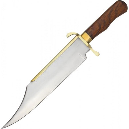 Stor Bowie kniv med gigantiskt blad.