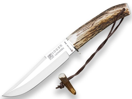 Den ultimata jaktkniven optimerad för jakt och jägare. Handtillverkad i Spanien av Joker Knives
