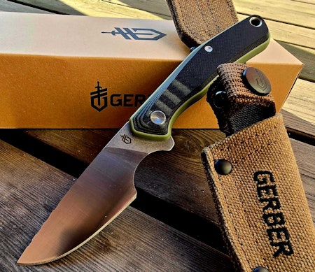 Gerber Downwind Caper green jägarens favorit jaktkniv.