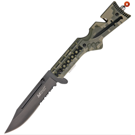 Fällkniv gevär camo m-Tech
