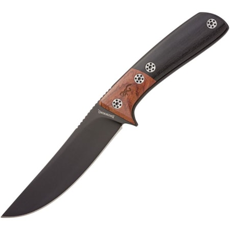Kraftfull Jaktkniv för Storviltjakt i Rostfritt StålProduktbeskrivningUpptäck en jaktkniv designad för storviltjakt som älg, hjort och vildsvin. Denna kniv är utrustad med ett extra långt rostfritt st