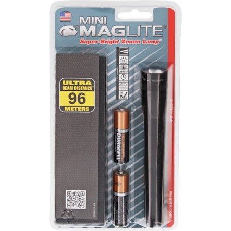 Mini Maglite Ficklampa med tillhörande nylonväska