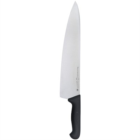 Stor Kockkniv med svart handtag av gummi  Messermeister Pro Series