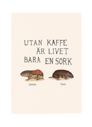 Lemmel Utan kaffe Poster
