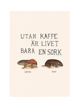 Lemmel Utan kaffe Poster