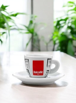 Italcaffè Espressokopp med fat