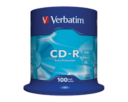 Verbatim CD-R ekstra beskyttelse Plus 52X 100 stk