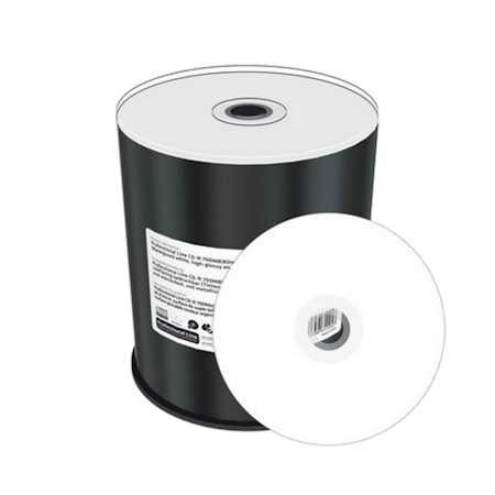 Falcon PRO CD-R glanset vannfast printbar, diamant brenneside 100 stk
