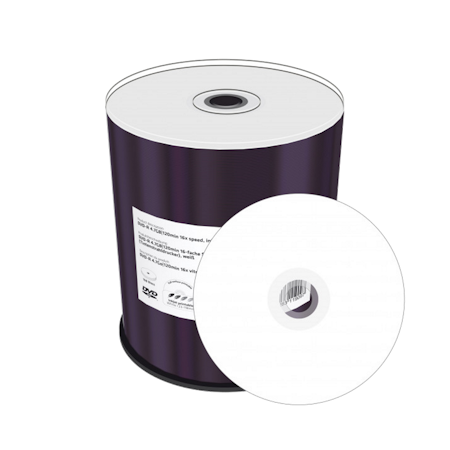 Mediarange 16x DVD-R 4,7GB hvit printbar 100 stk