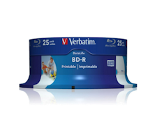 Verbatim BD-R 25GB 6X hvit printbar 25 stk