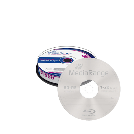 Mediarange BD-R 25gb 2x RE 10 stk