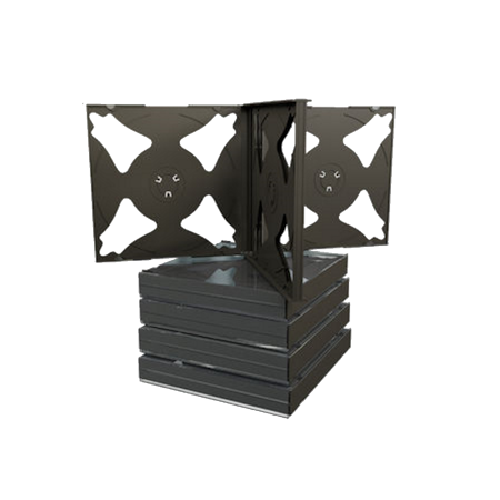 Mediarange Cd cover 24mm med plass til 4 plater 1 stk