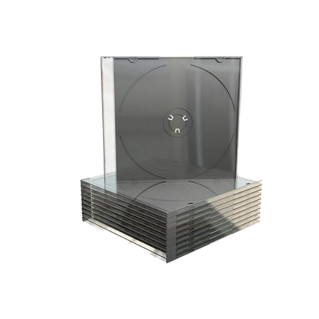 Mediarange Cd cover sort 5,2mm tynne med plass til 1 plate 1 stk
