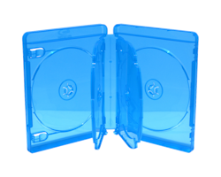 Mediarange Blu-Ray cover med logo 22mm for 6 plater 1 stk