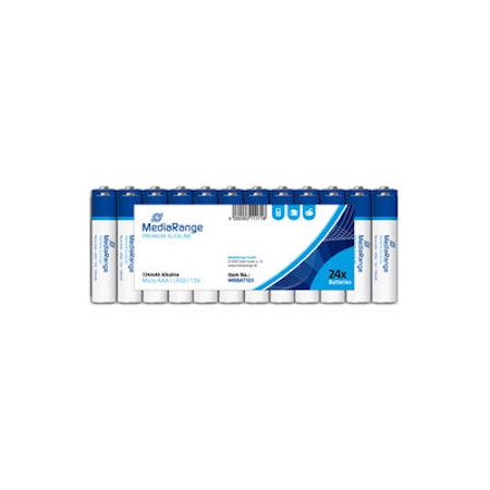 Mediarange premium batterier AAA 24 pakke